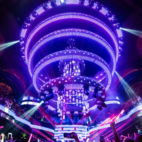 Audiotek - Omnia Las Vegas Kinetic 23 tonne chandellier.