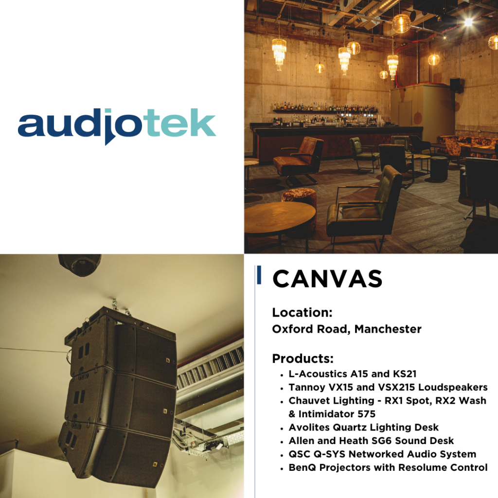 Audiotek Case Study - CANVAS, Manchester
