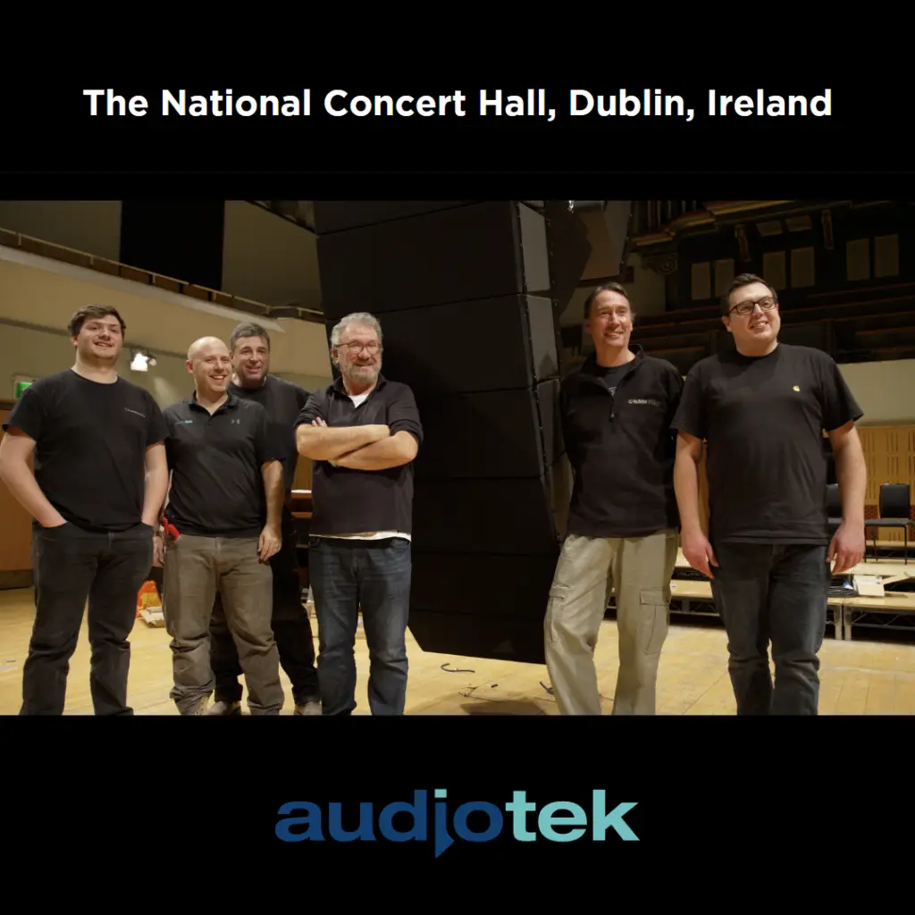 Audiotek work with L-Acoustics to design a new, upgraded audio system for the National Concert Hall of Ireland.