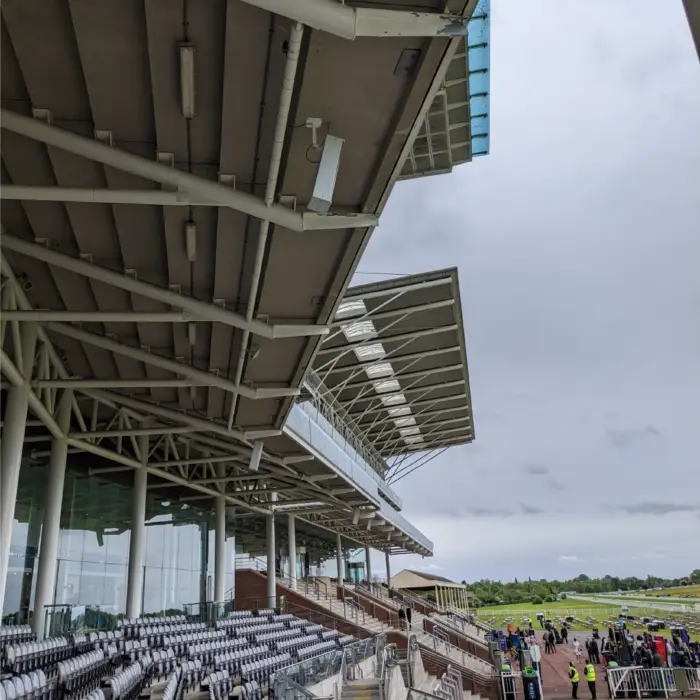 Audiotek - York racecourse stand