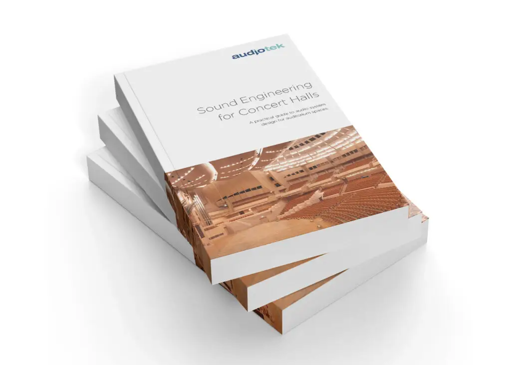 Sound Engineering for Concert Halls - a practical guide to audio system design for auditorium spaces - author Chris Kmiec, Audiotek