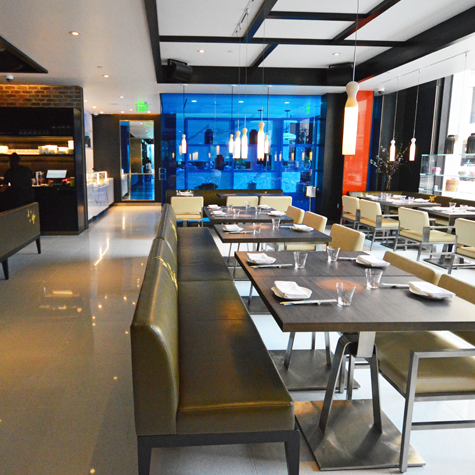 Yauatcha Houston Hospitality AV installation by Audiotek