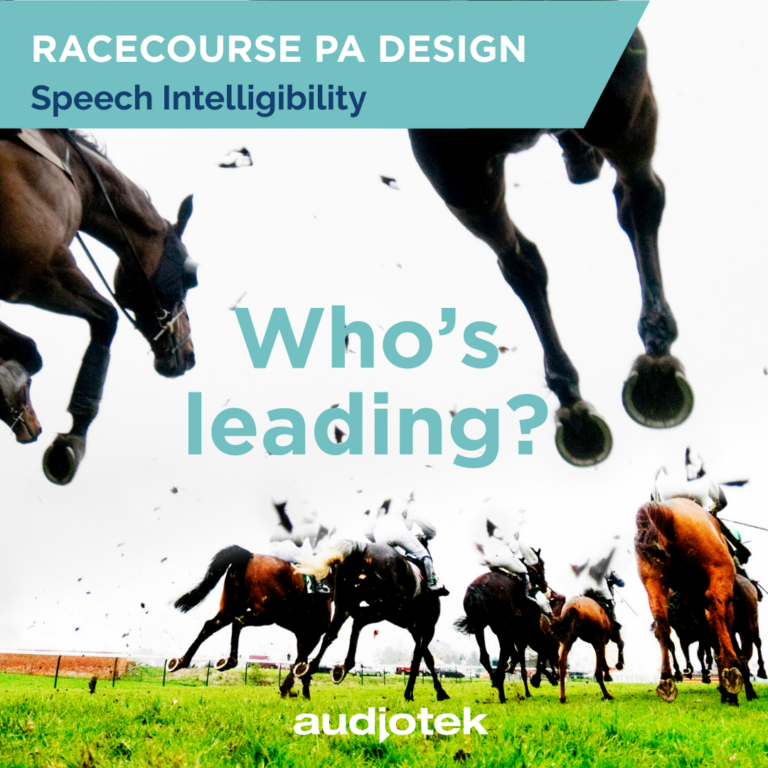 speech intelligibility in large outdoor venues from Audiotek