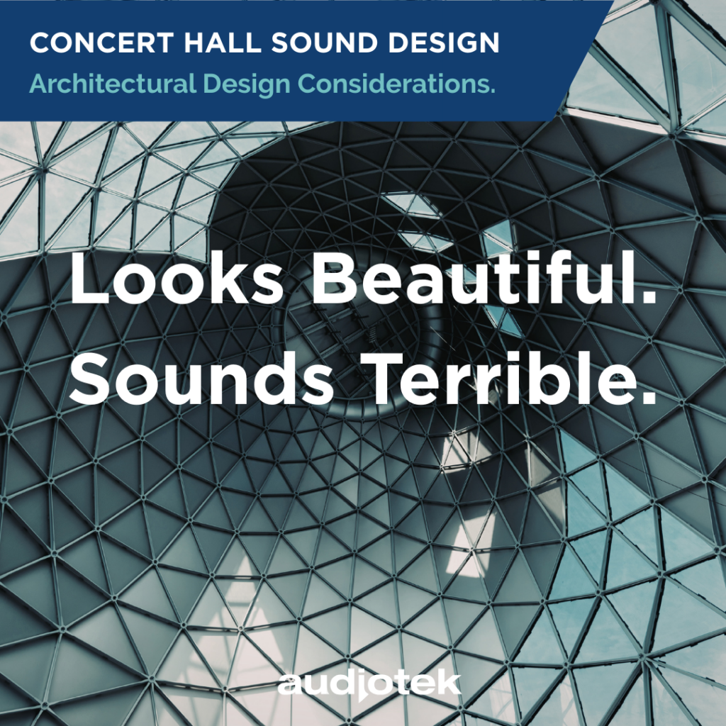 Concert hall architectural acoustics From Audiotek