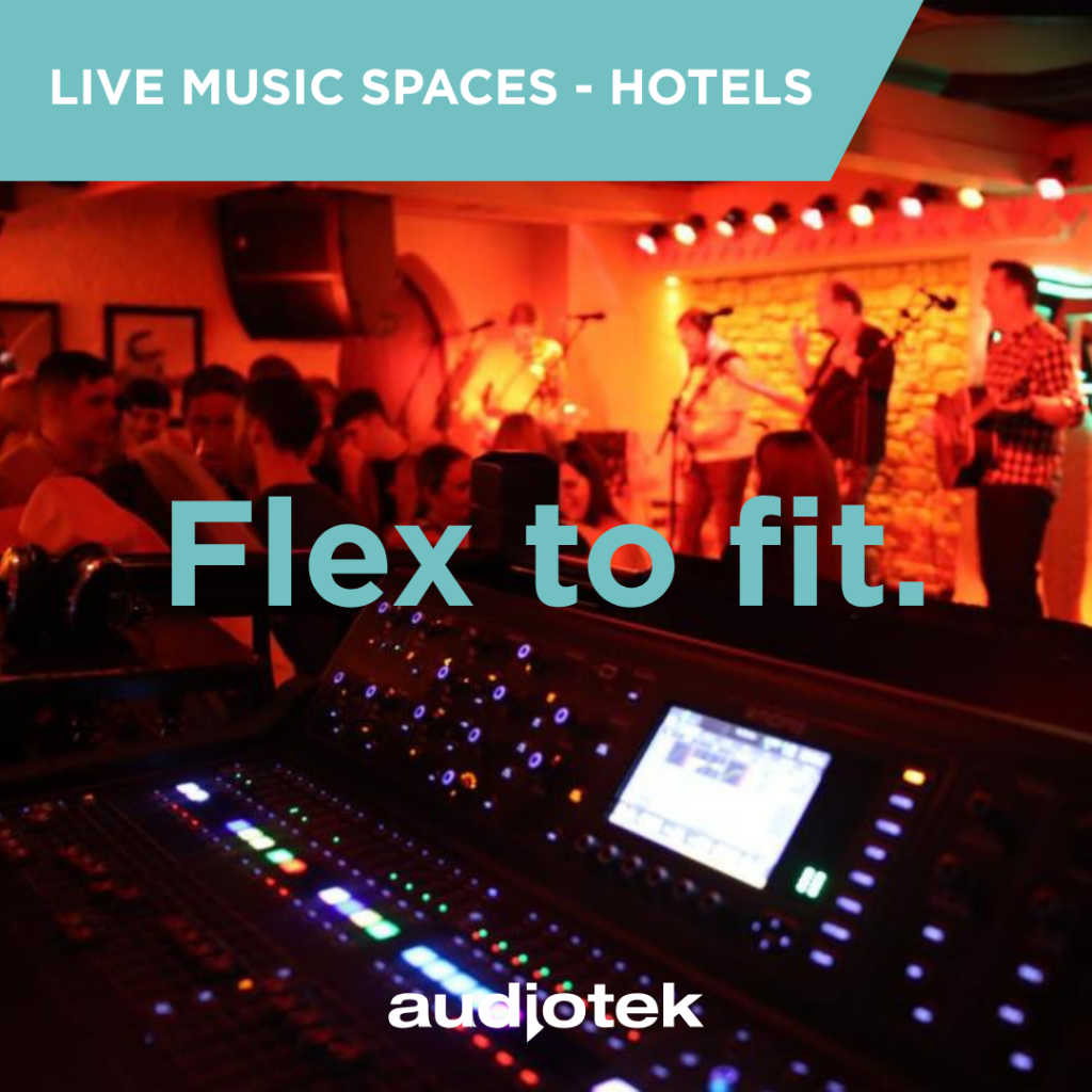 live music sound design for hotels from Audiotek