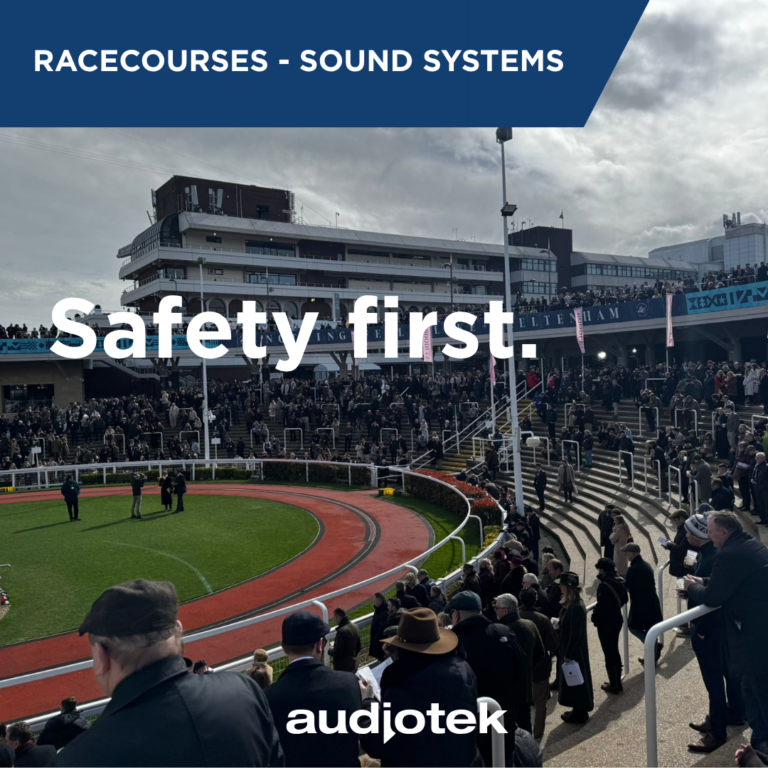 racecourse PA systems from Audiotek