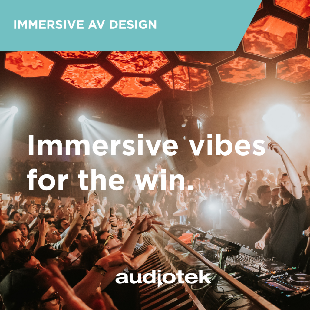 immersive entertainment venue design from Audiotek