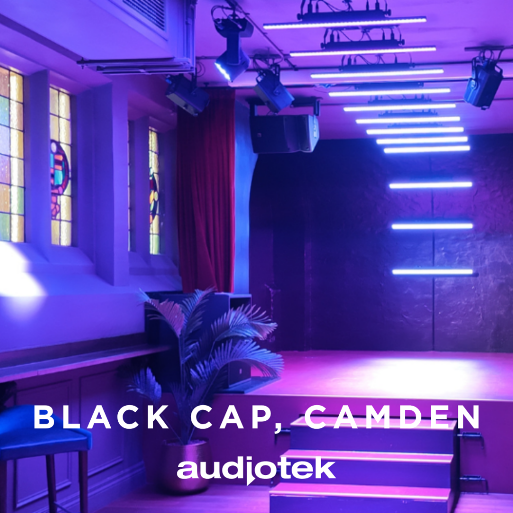 The Black Cap Camden - AV design by Audiotek
