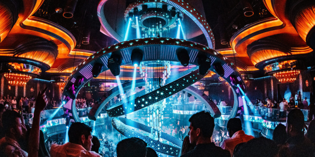 OMNIA LAS VEGAS AWARD WINNING KINETIC CHANDELIER BY AUDIOTEK